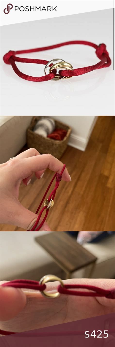 cartier silk bracelet|cartier trinity ring bracelet.